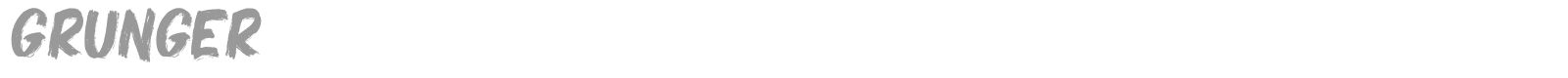 Grunger font preview